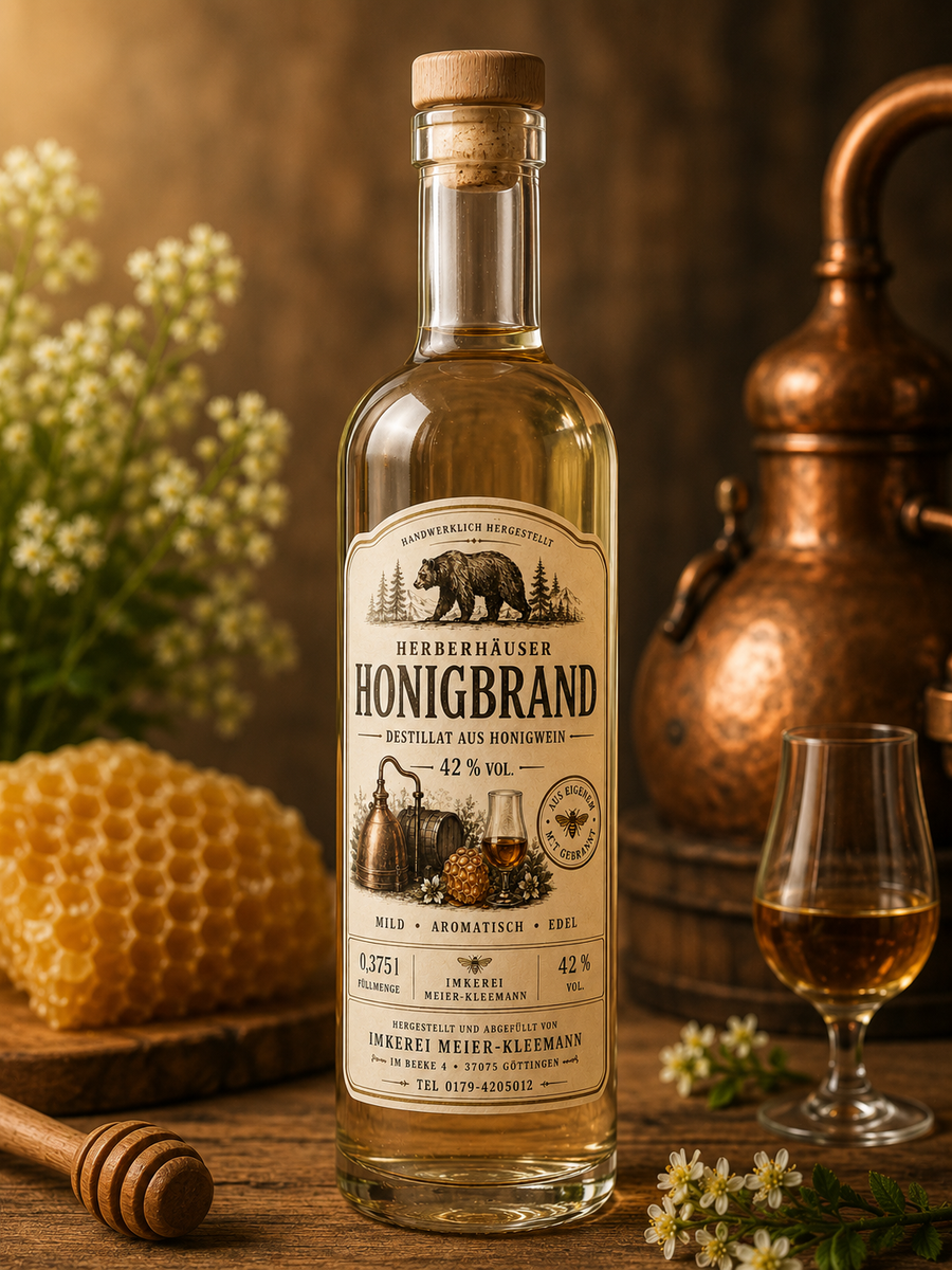 Honigbrand 0,75L – Handgebrannter Honigschnaps