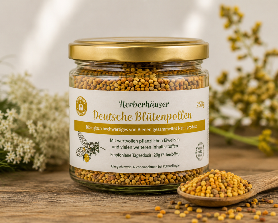 Deutsche Blütenpollen – Natürlich gesammelte Kraft der Bienen