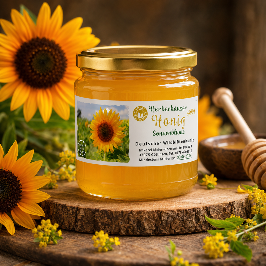 Sonnenblumenhonig – Der sonnigste Hochsommerhonig